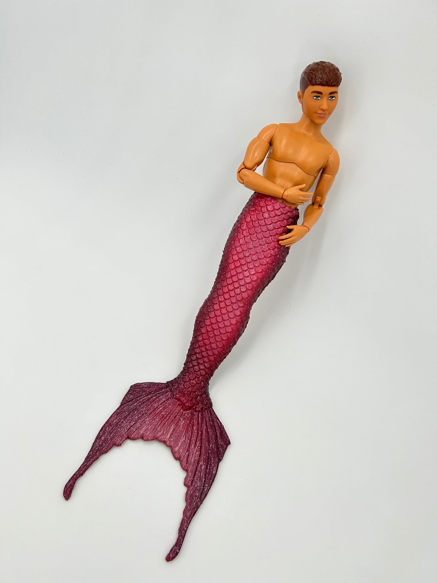 « Tim » silicone mermaid tail for doll (doll not included)
