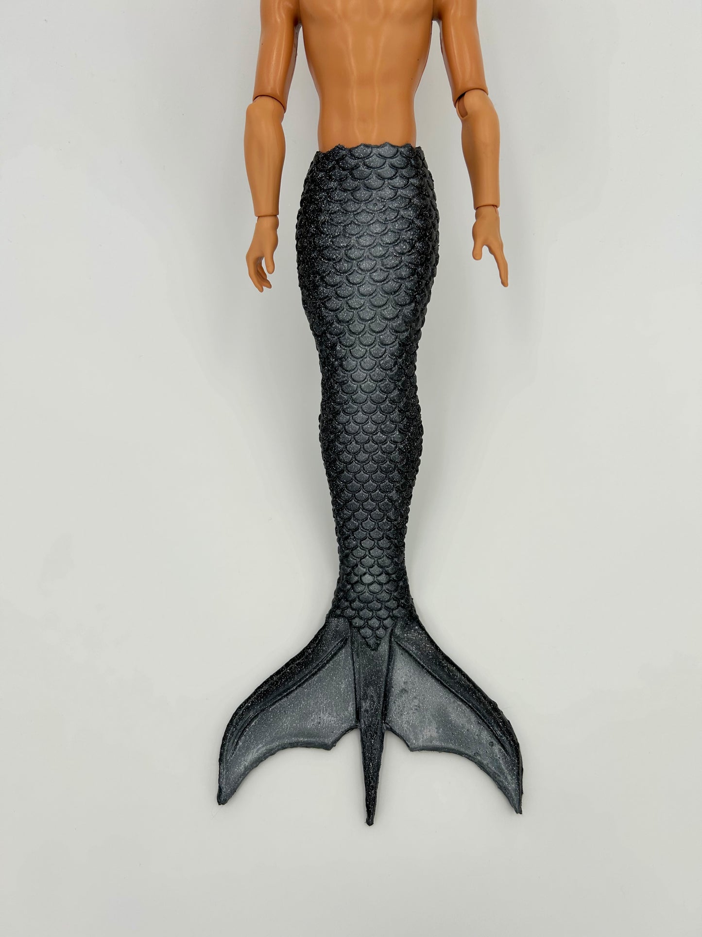 « Siren » silicone mermaid tail for doll (doll not included)