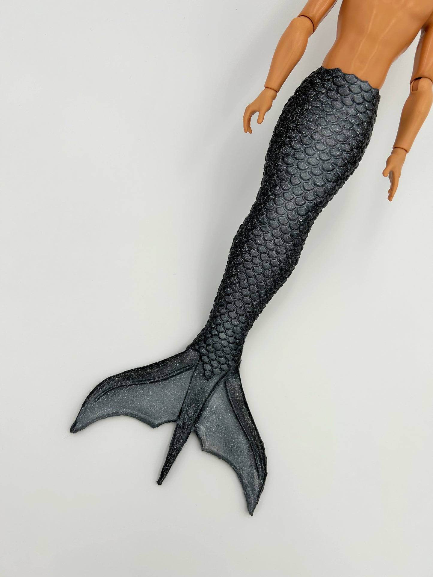 « Siren » silicone mermaid tail for doll (doll not included)