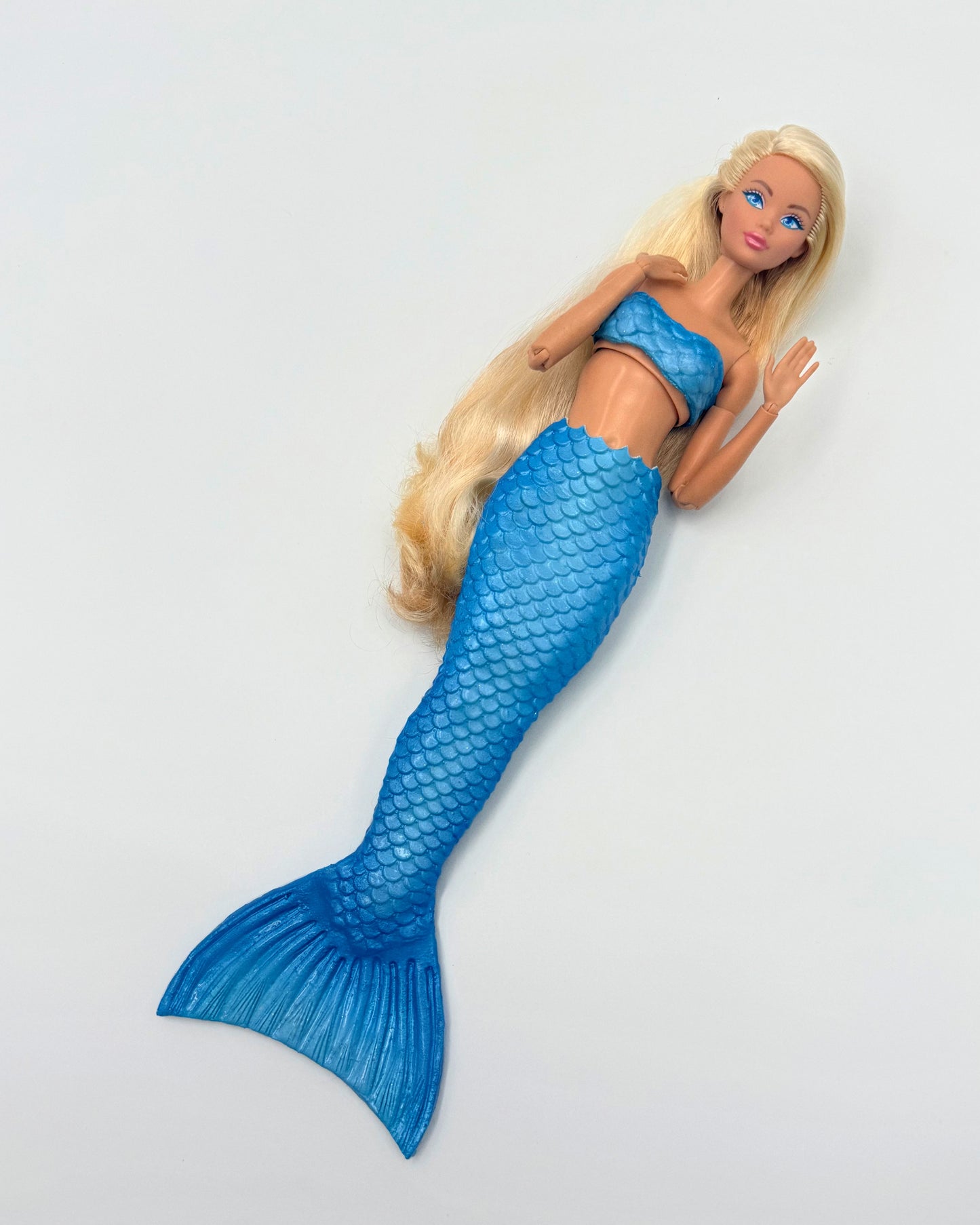 « 2003 » silicone mermaid tail for doll (doll not included)