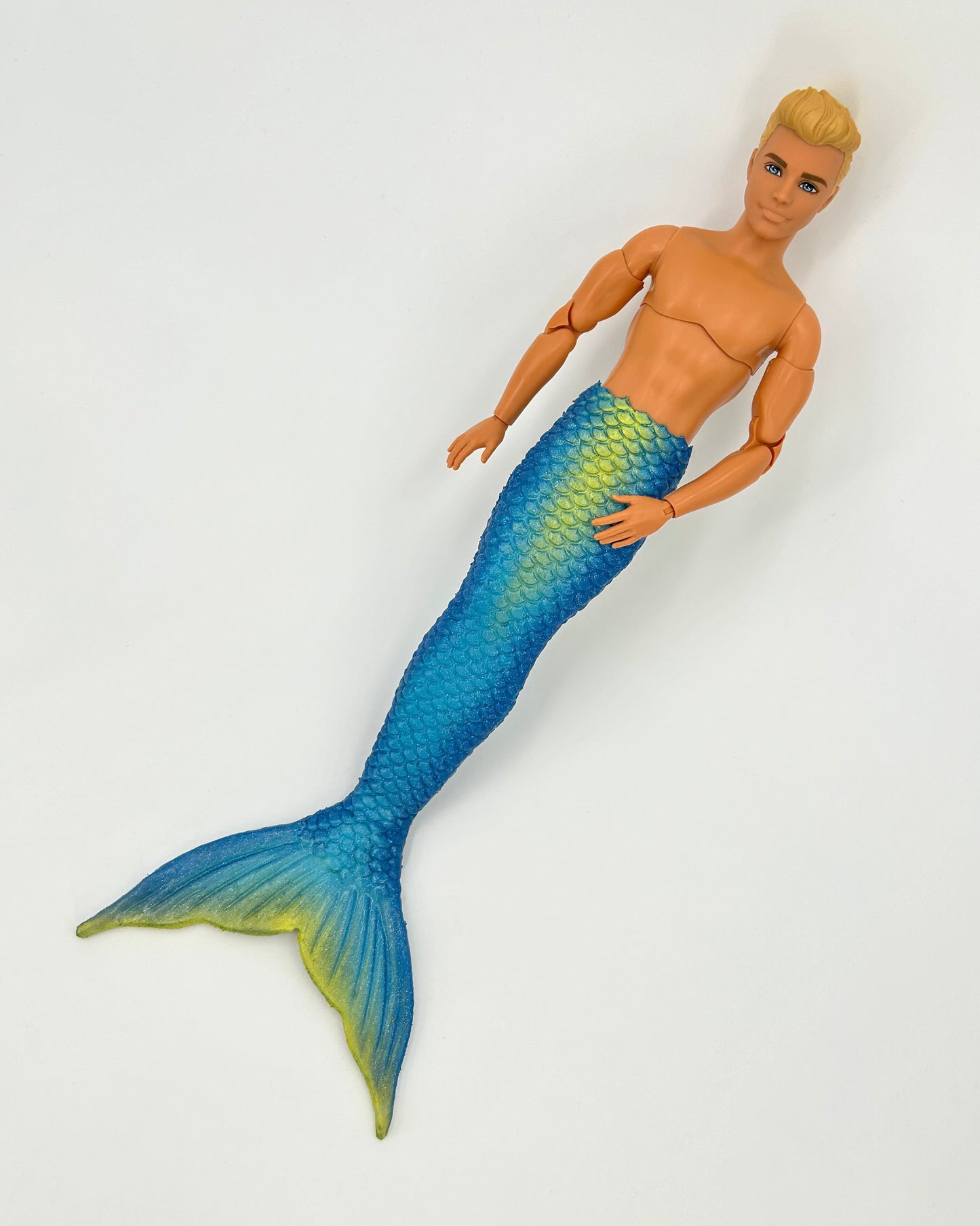 « Cameron » silicone mermaid tail for doll (doll not included)