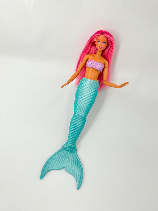 « Fantasy » silicone mermaid tail for doll  (doll not included)