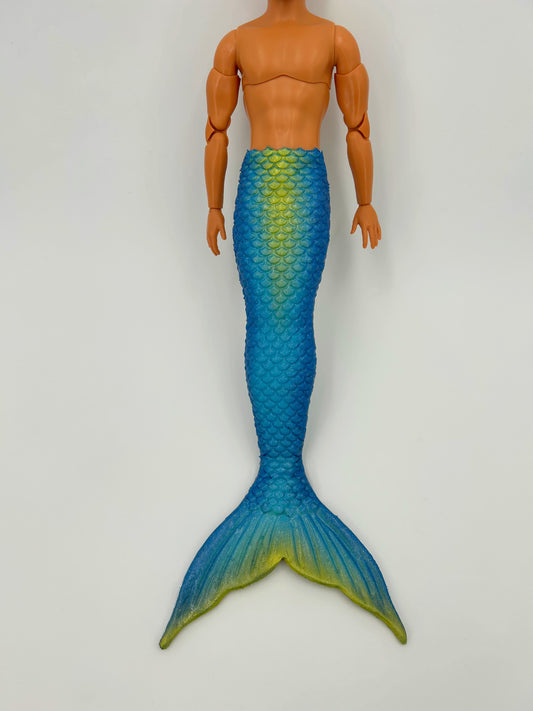 Cameron silicone mermaid tail for doll (doll not included)